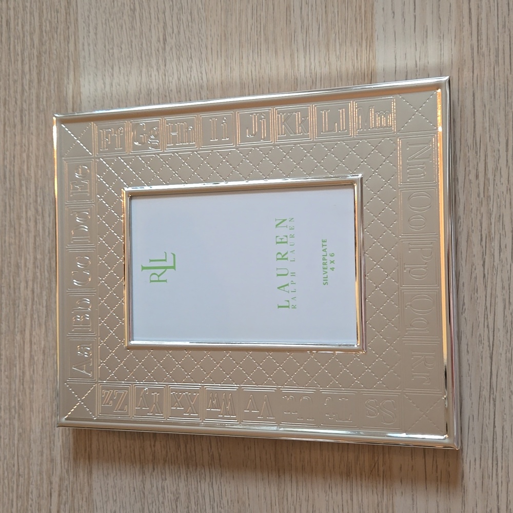 Lauren Ralph Lauren Silver Plate 4x6 frame